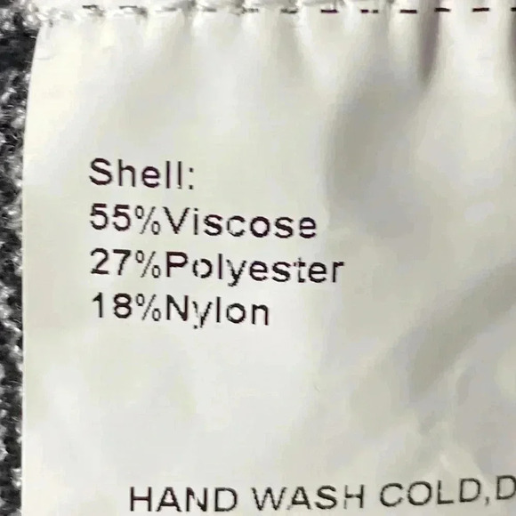 WEEKEND BY SUZANNE BETRO SIZE 1X/2X BLACK WHITE LONG BUTTON FRONT CARDIGAN - Picture 10 of 16